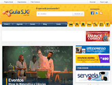 Tablet Screenshot of guiasjc.com.br